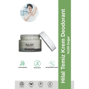 Krem Deodorant – 50 ml %100 Doğal
