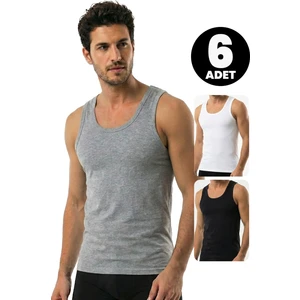 6'lı Erkek Atlet Süprem (%100 Pamuk)