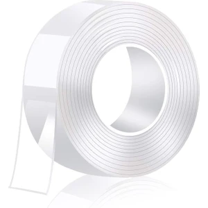 Çift Taraflı Bant Şeffaf Güçlü Esnek (2 Metre)