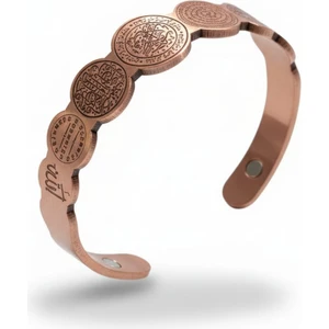 Takı Deryası Dualı Mıknatıslı Doğal Bakır Bileklik Kastaki Ağrılara Şifa Desteği