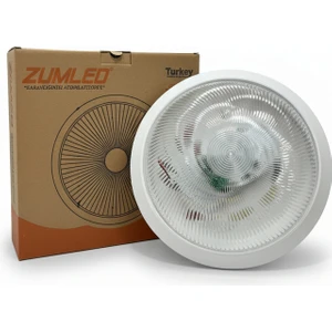Zumled Sensörlü Şarjlı LED Tavan Armatürü (Acil Kitli)