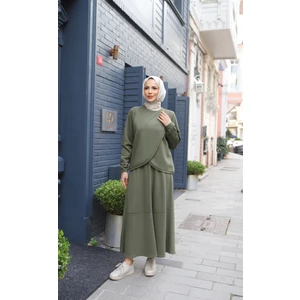 Nisum Moda Çapraz Kesim Etekli Modal Takım