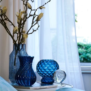 Omella 15X15X20 cm Vazo Mavi