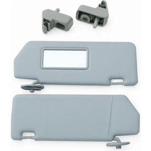 Fiat Palio Albea Siena Iç Güneşlik Siperliği Takımı Açık Gri Güneşlik Ayağı Hediye