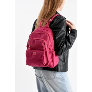 Mega 255 Krinkıl Kumaş Sırt Çantası Pembe