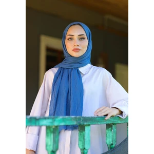 Bambu Crash Şal Indigo