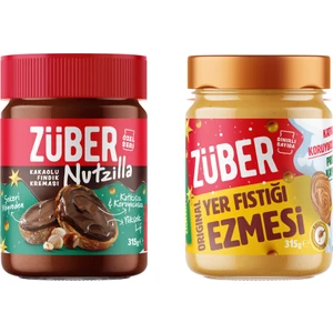 Nutzilla Fındık Kreması + Original Fıstık Ezmesi (Bal İlaveli) (Kış Temalı Özel Seri-Sınırlı Sayıda)
