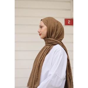 Bambu Kraş Şal Tesettür Bronz