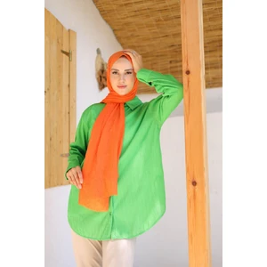 Bambu Crash Şal Turuncu