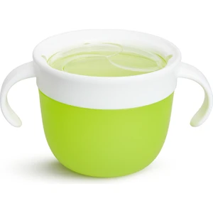 Dökülmeyi Önleyen Atıştırmalık Kabı, 266ml, 12ay , Yeşil, 1 Adet
