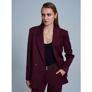 60780 Blazer Ceket-Bordo