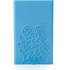 20 'li (Adet) Normal Uzun Sigara Kutusu Sert Plastik 1 Adet Mavi  Renk (Slim Için Degildir..)