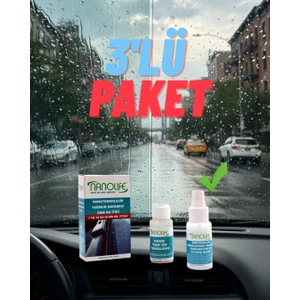 Nanolıfe Yağmur Kaydırıcı - 3'lü Paket