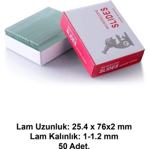 Mikroskop Lam - 50 Adet