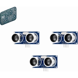 3 Adet- HC-SR04 Ultrasonik Mesafe Sensörü