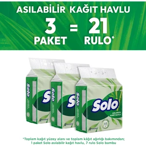 Asılabilir Kağıt Havlu 1=7  3'lü