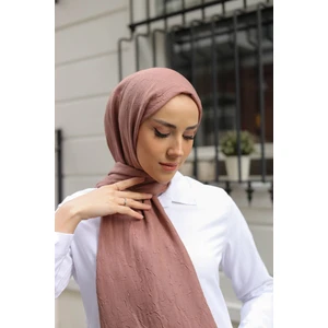 Bambu Crash Şal Tesettür Soft Kahve