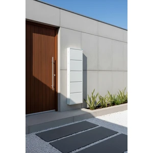 Metal Ayakkabılık 5'li Beyaz