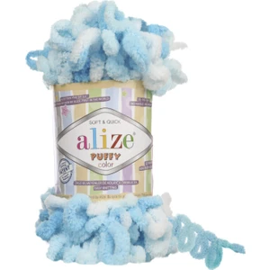 Puffy Color 100GR Ebruli Kadife El Örgü Ipi Ipliği Yünü