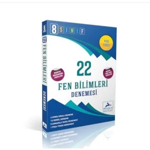 Paraf Yayınları Paraf 8. Sınıf Fen Bilimleri 22'Li Branş Deneme