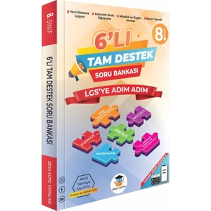 Zeka Küpü Yayınları Zeka Küpü   8.Sınıf  6'Lı Tam Destek (Tüm Dersler) Soru Bankas