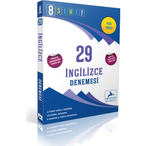 Paraf Yayınları Paraf 8. Sınıf İngilizce 29‘Lu Branş Deneme