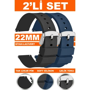 Huawei Watch Gt Gt2 Gt3 Gt4 Gt5 Pro 46mm Xiaomi Redmi Watch 5 Active-Lite Saat Uyumlu 22mm Silikon Saat Kordonu Kayışı TB1