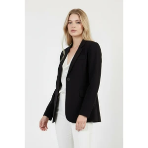 Siyah Tek Düğme Ceket