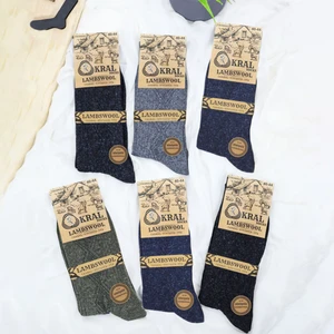 MT Socks Kışlık Yün Erkek Çorap 6'lı Paket Lambswool