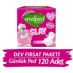 Slay Günlük Ped Dev Fırsat Paketi 120 Adet