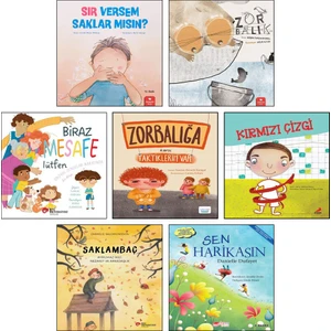 Redhouse Kidz Yayınları - Sır Versem Saklar Mısın? + Zor Balık + Biraz Mesafe Lütfen + Zorbalığa Karşı Taktiklerim Var + Kırmızı Çizgi + Saklambaç + Sen Harikasın /7li Akran Zorbalığı Empati Kitapları