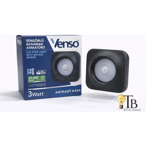 Sensörlü Basamak Armatürü 3W 3000K