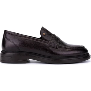 Tamer Tanca Erkek Hakiki Deri Kahverengi Klasik Ayakkabı 1091 T1000 Erk Ayk SK25-26 Kahve Dr