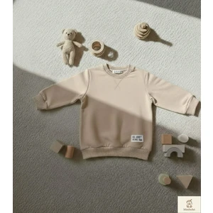 Minibohe Erkek Çocuk Sweatshirtbej