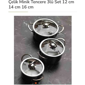 Minik Tencere Seti 12-14-16