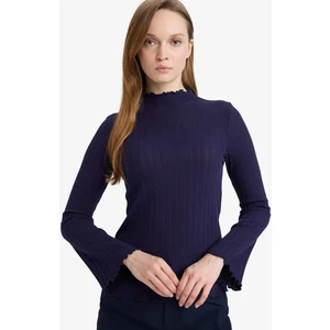 Slim Fit Dar Kesim Fitilli Kaşkorse Uzun Kollu TUNIK F7136AX25AU