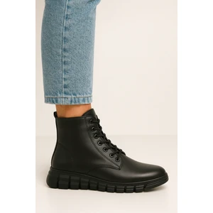 Kadın Hakiki Deri Bot – Kauçuk Taban