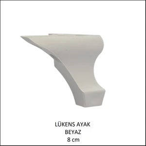 Lukens Ayak, Tv Ünite, Koltuk, Mobilya Ayağı, 8 Cm, Beyaz