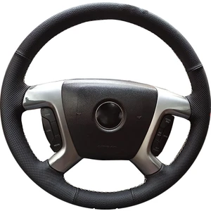 İskender Oto Aksesuar Direksiyon kılıfı Chevrolet Captiva spor model noktalı kombin Detay deri direksiyon