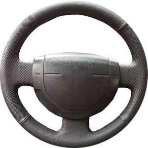 İskender Oto Aksesuar Direksiyon Kılıfı Volkswagen Polo 2004 4 Kol Spor Detay deri direksiyon Siyah Dikiş