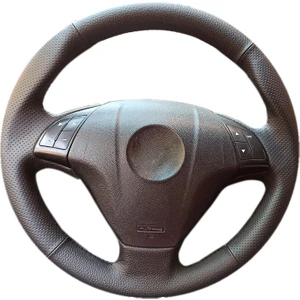 İskender Oto Aksesuar Direksiyon Kılıfı Fiat Linea - Punto - Doblo ve Fiorino tuşlu direksiyonlar ile uyumlu 2006 - 2014 Detay Deri Direksiyon