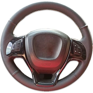 İskender Oto Aksesuar Direksiyon Kılıfı Fiat DOBLO - FİORİNO 2015 - 2023 Sport Siyah Dikiş DERİSİ SÖKÜLMEDEN YAPILIR Detay Direksiyon