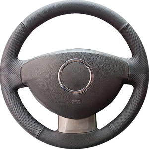 İskender Oto Aksesuar Direksiyon Kılıfı Dacia Lodgy 2012 - 2015 Kapaklı - Kapaksız Sport Siyah dikiş Deri Detay deri direksiyon