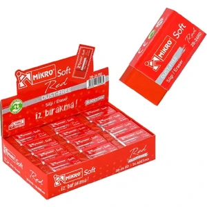 Soft Silgi Kırmızı 2B-24RD - 6 Adet