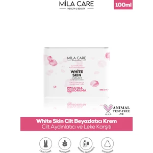 Mila Care White Skin Cilt Kremi 30+ SPF Aydınlatıcı ve Leke Karşıtı 100 ml Karma Ciltler İçin