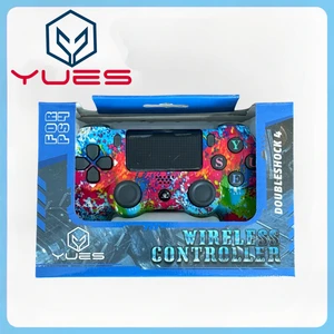 YUES PS4 Kablosuz Joystick – PS4 & PC Uyumlu, Çift Titreşim, Ergonomik, Şarj Kablosu Dahil 