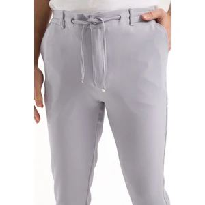 Erkek Leylak Gri Jogger Pantolon Regular Fit – Lastikli Bel, Likralı Trend Pantolon