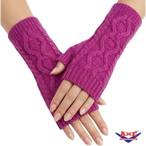 Axe Sportswear Kadın Kışlık Uzun Yumuşak Dokulu Triko Örme Parmaksız Eldiven Winter Fingerless Gloves