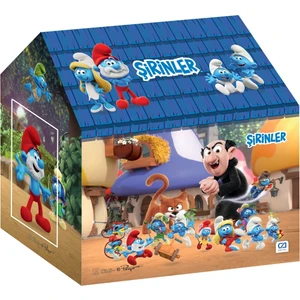 Ca Games Şirinler - Smurfs Temalı Lisanslı Kaliteli Kumaşlı 2 Kişilik Kolay Kurulum Eğlenceli Çocuk Oyun Çadırı