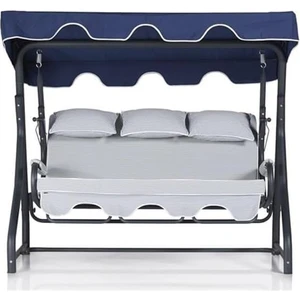 3 Kişilik Bahçe Balkon Teras Salıncağı